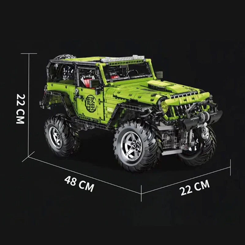American Green 4x4 Offroader - 2343pcs