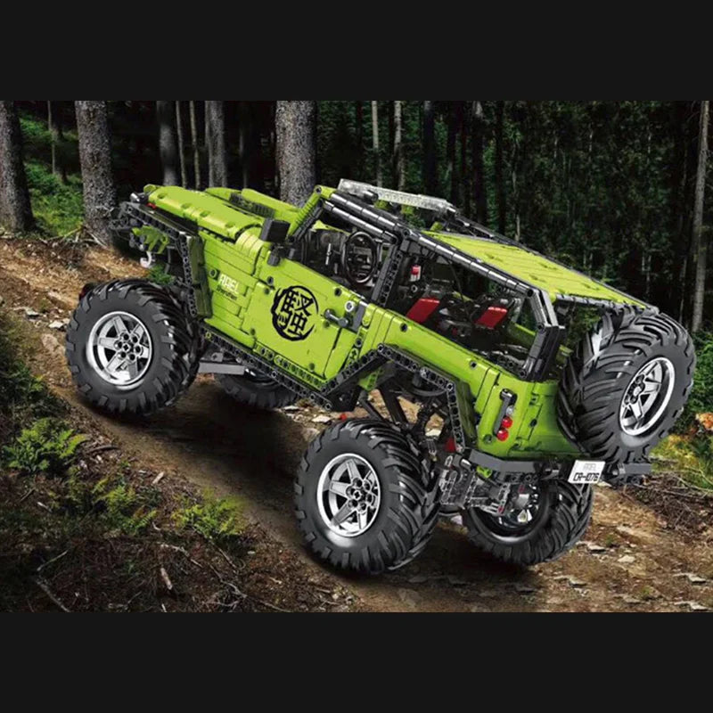 American Green 4x4 Offroader - 2343pcs