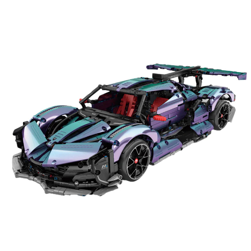 Voiture allemande Super Drift violette en nacre - 2443 pièces