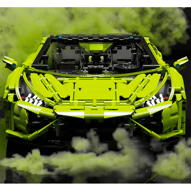 Italian Neon Green Sports Car - 3588pcs