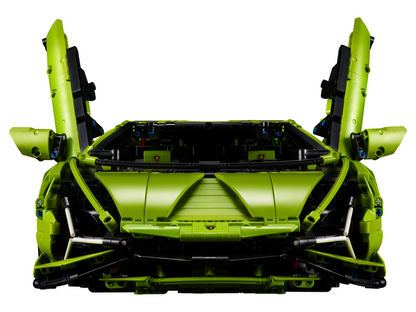 Italian Neon Green Super Sport Car - 3696pcs