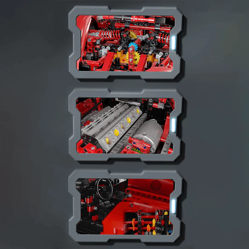 Italian Red Super Sport Car - 4301pcs