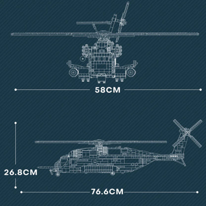 Helicóptero de transporte CH-53 - 2191 piezas