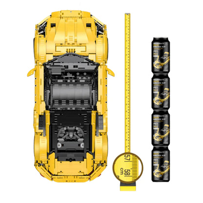 Coche deportivo italiano amarillo - 3400 piezas