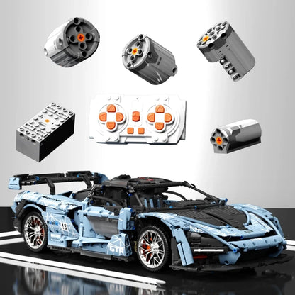 English Blue Hyper Car - 3790pcs