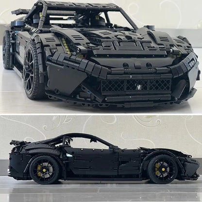 Italian Black Super Sport Car - 3097pcs