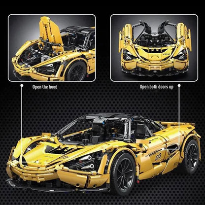 English Yellow Sports Car -3148pcs