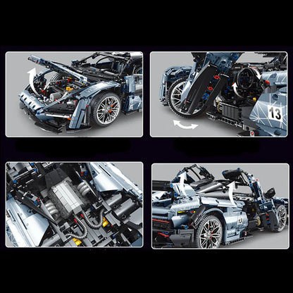 English Blue Hyper Car - 3790pcs